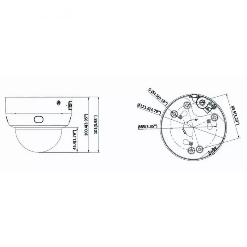 Hikvision DS-2CD2146G3-IPTRZS2UY(2.8/4)eFBLACK 4MP AcuSense IP Camera, 2.8mm, IP67, Black