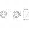 Hikvision DS-2CD2343G2-LI2U/SL 2.8mm PL AcuSense 4MP Turret IP Camera with Smart Hybrid Light