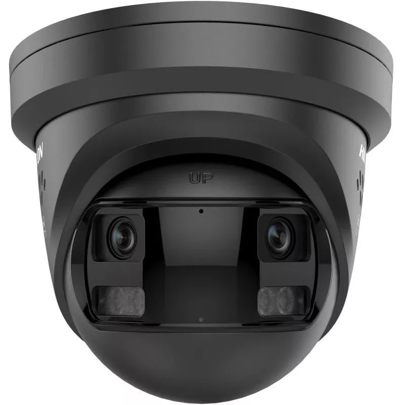 Hikvision DS-2CD2363G2P-LISU/SL 180° Panoramic AcuSense Network Camera, 2×4mm Lens, 3840×1080, Black DS-2CD2363G2P-LISU/SL(180°)(O-STD)/BLACK