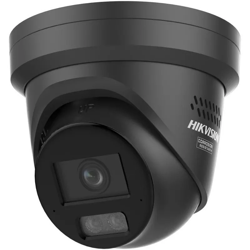 Hikvision DS-2CD2367G3-LIS2UY/SL 2.8mm 6MP Outdoor Network Turret Camera with AcuSense, Two-Way Audio, and White Light