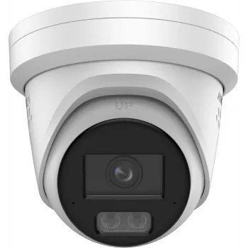 Hikvision DS-2CD2387G3-LIS2UY/SRB 8MP Outdoor Network Turret Camera with AcuSense, 2.8mm Lens, Two-Way Audio, IP67, PoE
