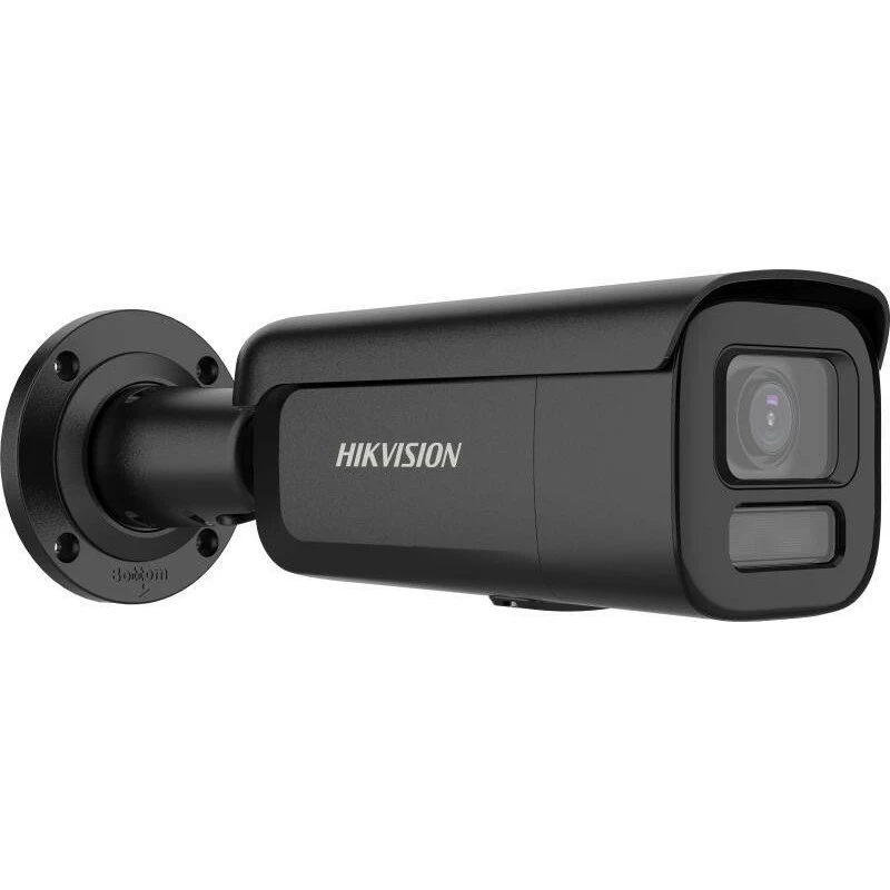 Hikvision DS-2CD2647G3T-LIZSY 4MP IR Bullet IP Camera, 2.8-12mm Motorized Lens, AcuSense, Black