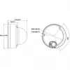 Hikvision DS-2CD2743G2-LIZS2U 4MP AcuSense Motorized Varifocal Dome IP Camera, 2.8-12mm, Black, PoE/12VDC