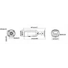 Hikvision DS-2CD2T126G3-IS2UY/SL(2.8)eF 12MP AcuSense Bullet IP Camera with Strobe Light, Sound Warning, 2.8mm Lens, Black