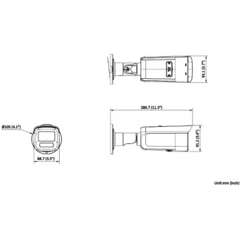 Hikvision DS-2CD2T63G2-4LI(2.8mm) 6 MP AcuSense Bullet IP Camera