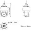 Hikvision DS-2DE4825IWG1-E 8MP 25x PTZ Dome IP Security Camera with AcuSense, 100m IR, PoE+