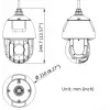 Hikvision DS-2DE5425IWG1-E 4MP 25x IR Outdoor PTZ Dome IP Camera (2560 x 1440, IP66, PoE+)