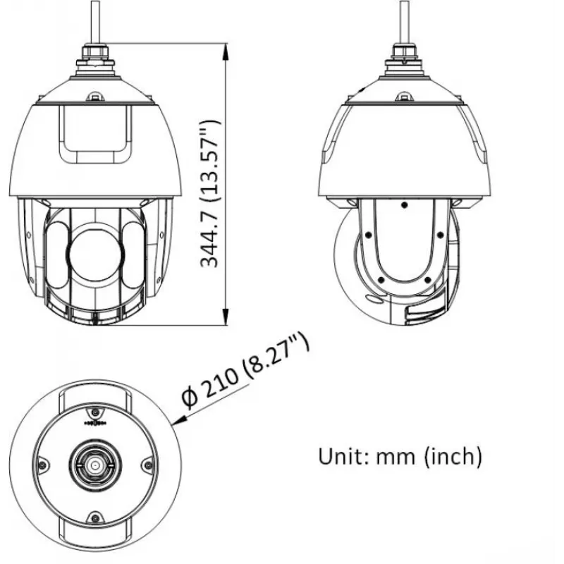 Hikvision DS-2DE5432IWG1-E 4MP 32x PTZ Dome IP Security Camera