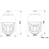 Hikvision DS-2DF8425IX-AELW(T5) 8MP 25x IR Network Speed Dome Camera with Laser, DarkFighterX, 500m Laser Range