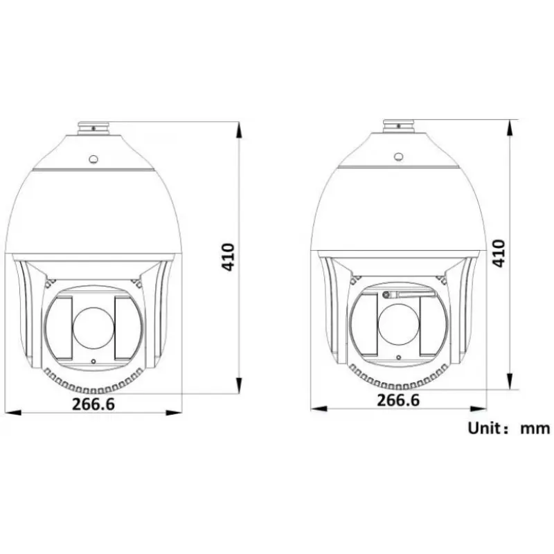 Hikvision DS-2DF8425IX-AELW(T5) 8MP 25x IR Network Speed Dome Camera with Laser, DarkFighterX, 500m Laser Range
