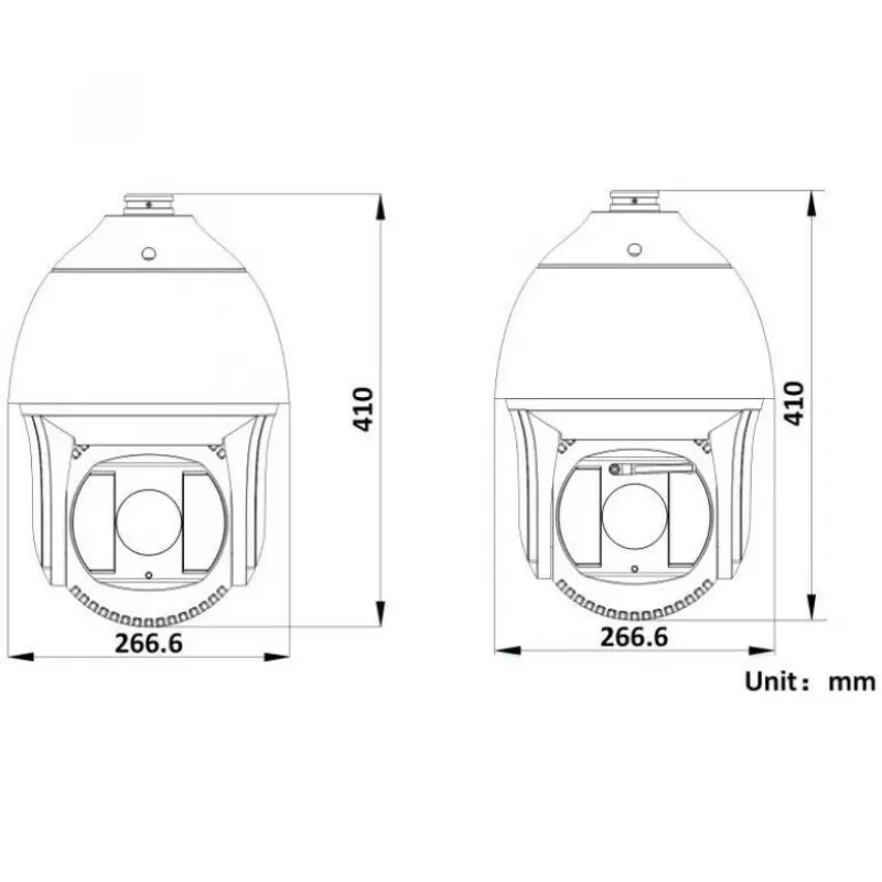 Hikvision DS-2DF8425IX-AELW(T5) 8MP 25x IR Network Speed Dome Camera with Laser, DarkFighterX, 500m Laser Range