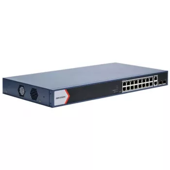 Hikvision DS-3E1520P-EI(O-STD) 20-Port Gigabit Managed PoE+ Switch, 16x PoE+ 230W, 2x SFP