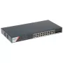 Hikvision DS-3E1528-SI-24T4F Layer 2 Managed PoE Switch, 24 PoE Ports, 4 SFP Uplinks, 370W PoE Budget