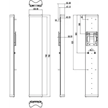 Hikvision DS-3WF5000A-120 5GHz Outdoor Wireless Bridge, 300 Mbps, 12 dBi Antenna, IP65