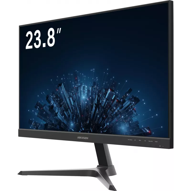 Hikvision DS-D5224F3-1V0SV/D 23.8-inch IPS Full HD Monitor with HDMI and VGA, Narrow Bezel, Tilt Adjustable