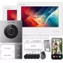 Hikvision DS-KIS705EY/2Monitors IP Video Intercom Kit with 2 Indoor Stations, 2 MP Door Station, 7-Inch Touch Screen, Wi-Fi, PoE