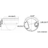 Hikvision iDS-2CD7D87G0-XS 8MP Outdoor Network Dome Camera with 2.8-12mm Motorized Varifocal Lens, 4K, 140dB WDR, IP67, IK10, DarkFighter, Smart Detection, PoE