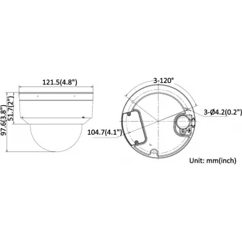 Hikvision iDS-2CD7D87G0-XS 8MP Outdoor Network Dome Camera with 2.8-12mm Motorized Varifocal Lens, 4K, 140dB WDR, IP67, IK10, DarkFighter, Smart Detection, PoE