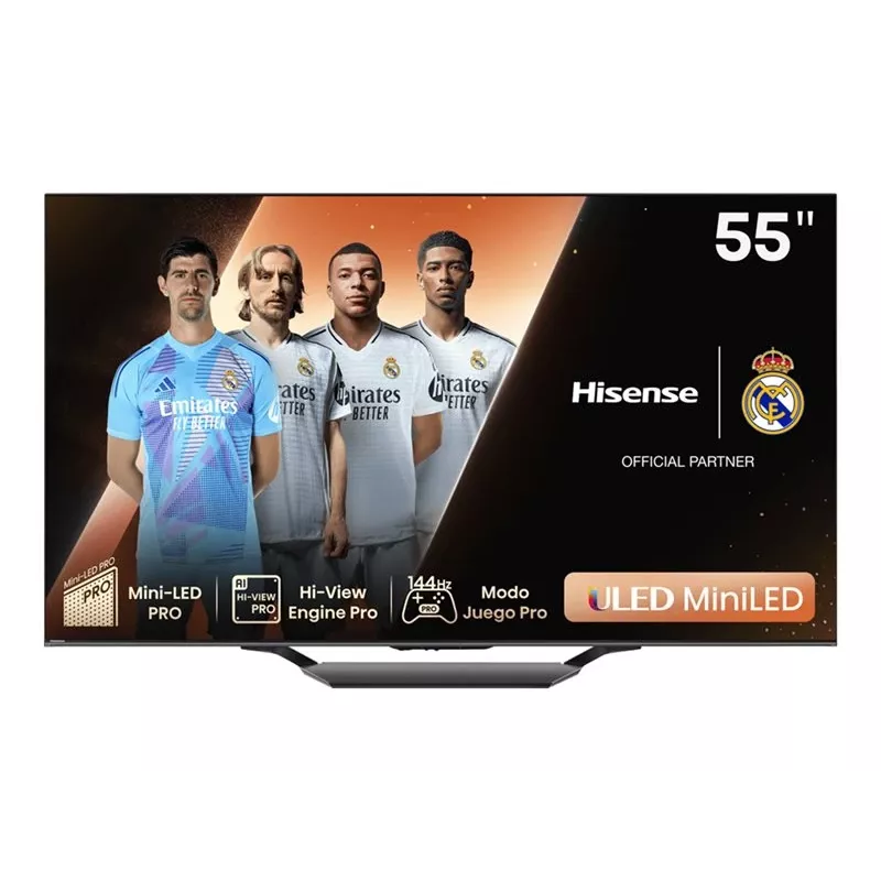 Hisense 55U7NQ ULED Mini-LED 4K TV 55 inch 144Hz Dolby Vision IQ VIDAA