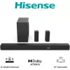 Hisense AX5100Q 5.1.2 Channel 510W Dolby Atmos Soundbar with Wireless Subwoofer and Rear Speakers 20015174