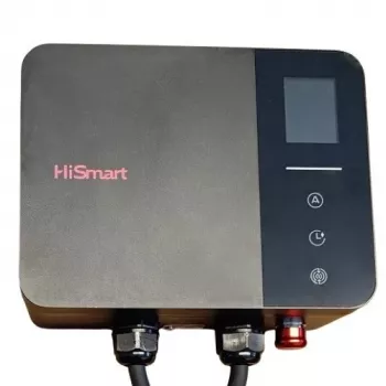HISMART EV200948 Electric Vehicle Charging Station, Type 2, 22 kW, 32 A, 3-Phase, 5m