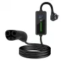 HISMART Portable EV Charger for Tesla NACS - Schuko (220V), 8-16A, 3.5kW, 1-Phase, 5m
