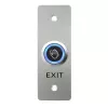 HISMART TV993895 Touchless Exit Button, Infrared Proximity Sensor, Flush-Mounted, Stainless Steel, DC 12V, IP54