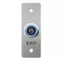 HISMART TV993895 Touchless Exit Button, Infrared Proximity Sensor, Flush-Mounted, Stainless Steel, DC 12V, IP54