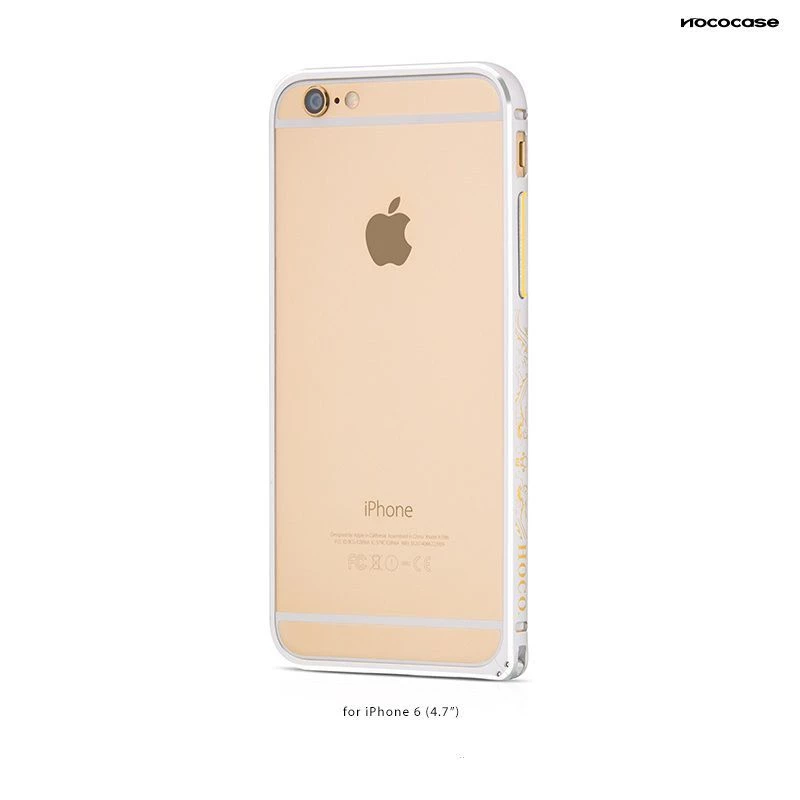 Hoco Apple iPhone 6 Good Fortune Bumper Case Silver