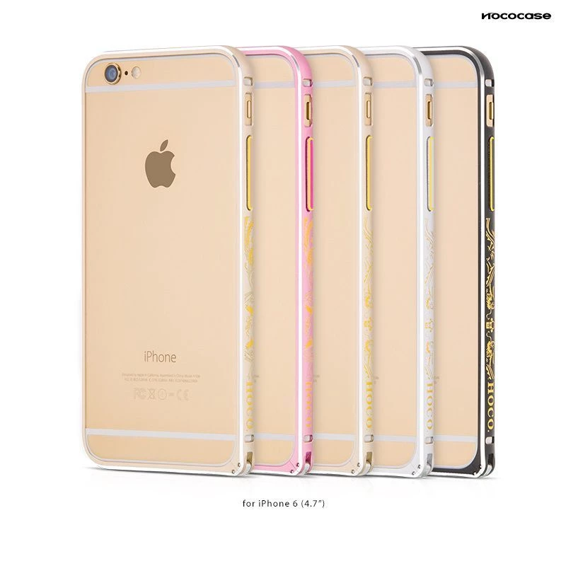 Hoco Apple iPhone 6 Good Fortune Bumper Case Silver