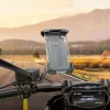 HOCO CA119 Motorcycle Rearview Mirror Phone Holder Black