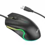 Hoco GM19 Enjoy Gaming Luminous Wired Mouse Black