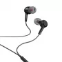Hoco M78 Wired In-Ear Headphones with Microphone, 3.5mm Jack, Black