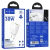 Hoco N63 Gentle PD30W+QC3.0 Charger (EU) White
