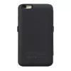 Hoco Ultra Thin Battery Case 3000mAh with Leather Case for Apple iPhone 6/6S Black