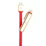 HOCO Universal UPL14 Lipstick Series 2-in-1 Charging Cable (Apple Lightning + Micro USB) Red