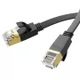 Hoco US07 General Pure Copper Flat Network Cable (3M) Black