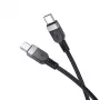 Hoco X109 Energy 60W Silicone Charging Data Cable USB-C to USB-C 1m Black