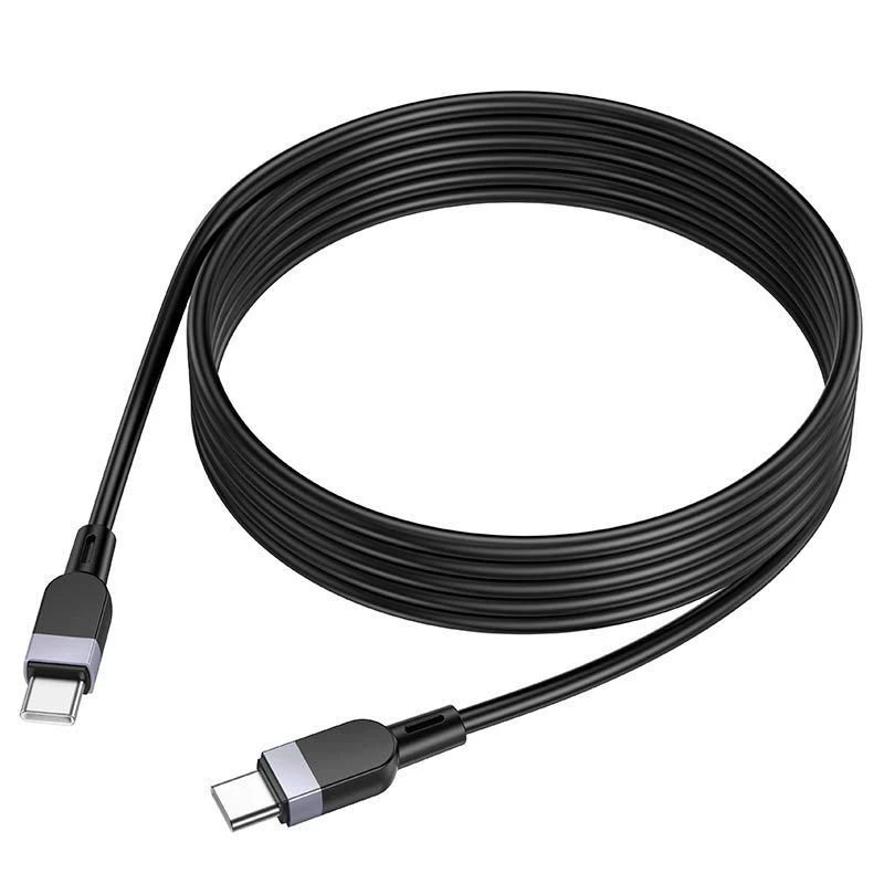 Hoco X109 Energy 60W Silicone Charging Data Cable USB-C to USB-C 3m Black