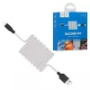 Hoco X21 Silicone iPhone Charging Cable Black White