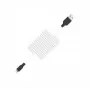 Hoco X21 Silicone iPhone Charging Cable Black White