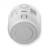 Homematic IP Indoor Camera basic – 3 MP Wi-Fi Security Camera, White/Black