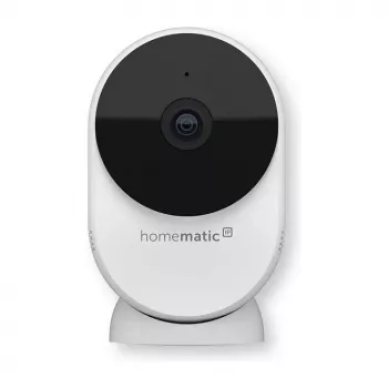 Homematic IP Indoor Camera basic – 3 MP Wi-Fi Security Camera, White/Black
