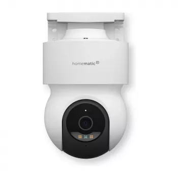 Homematic IP Outdoor Camera (HmIP-CO) White, 5MP, WLAN – Smart Home Security Camera