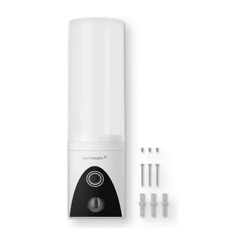Homematic IP Outdoor Light Camera (HmIP-COL) White, 4 MP, WLAN