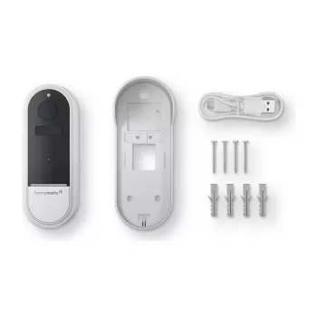 Homematic IP Video Doorbell HmIP-CODB, 3 MP, Wi-Fi, White