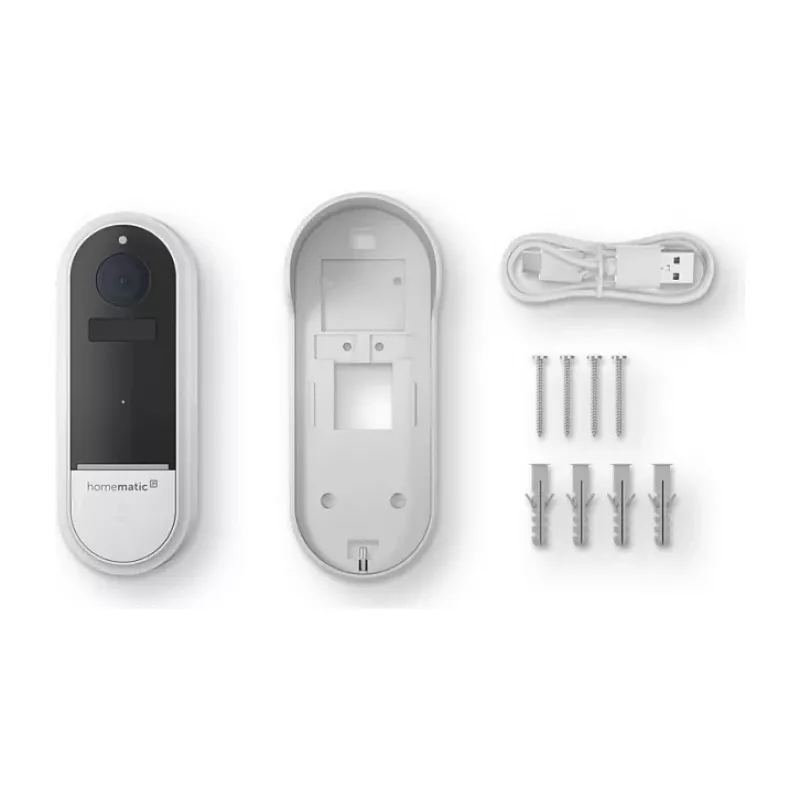 Homematic IP Video Doorbell HmIP-CODB, 3 MP, Wi-Fi, White