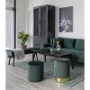 House Nordic Shoe Bench Velvet Green 100x35x44
