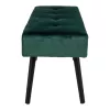 House Nordic Shoe Bench Velvet Green 100x35x44