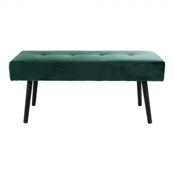 House Nordic Shoe Bench Velvet Green 100x35x44